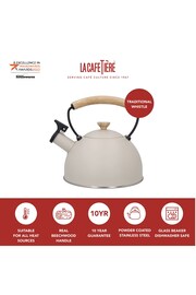 La Cafetiere Cream 16L Whistling Kettle - Image 2 of 2