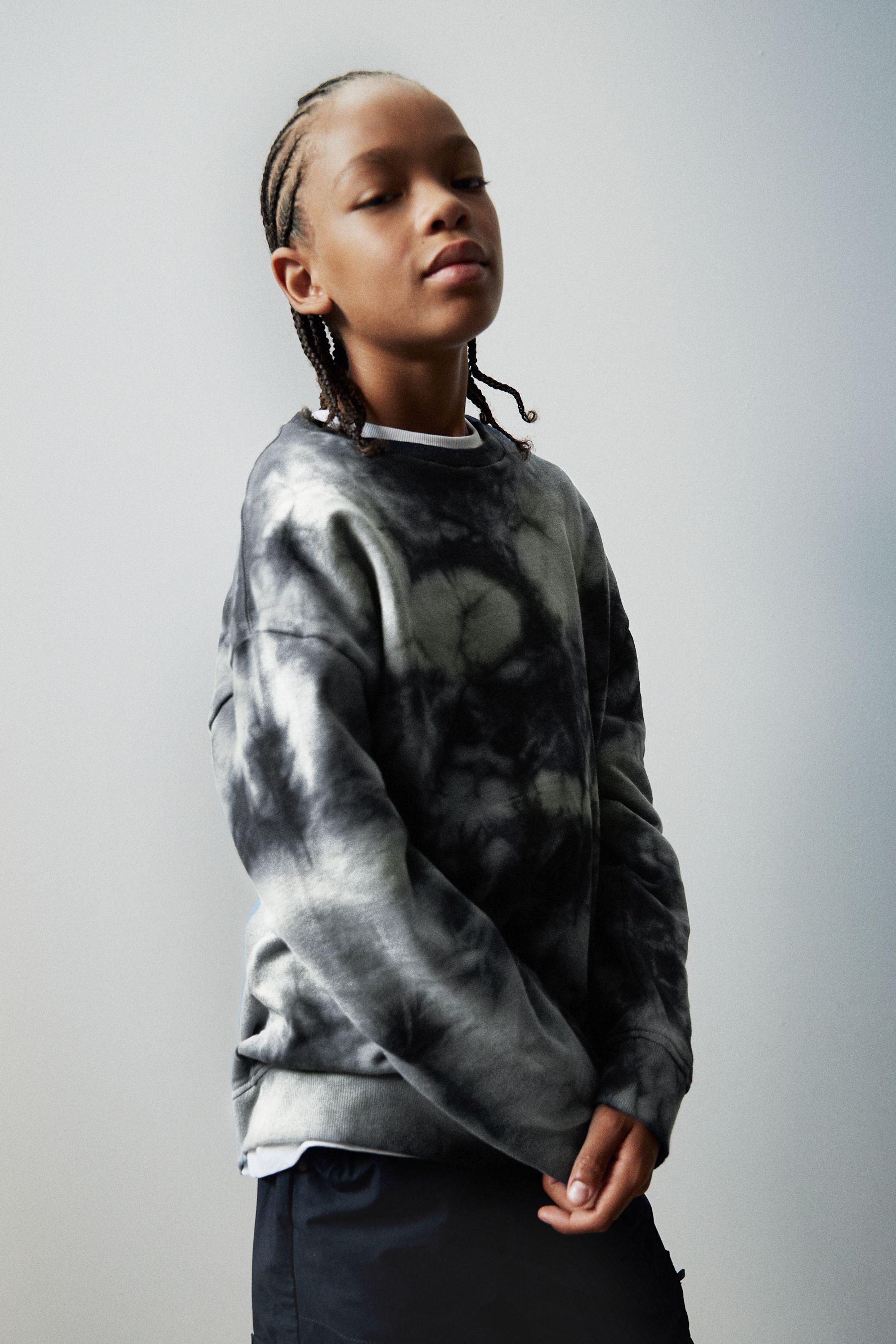 Mens tie dye crewneck sweatshirt on sale