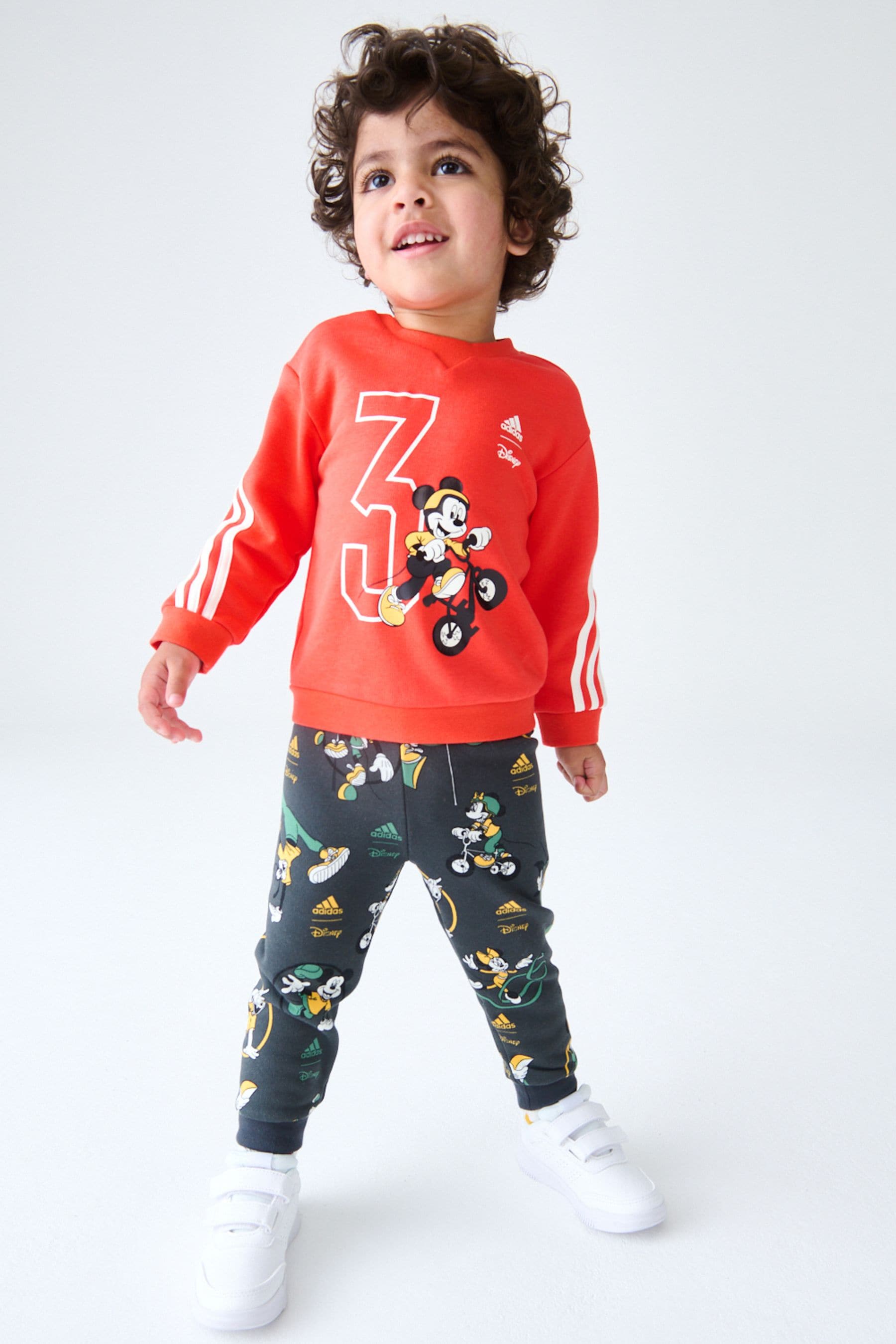 Red adidas Disney Mickey Mouse Tracksuit