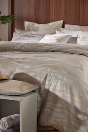 Vantona Cream Hardwick Jacquard Duvet Cover and Pillowcase Set - Image 2 of 4