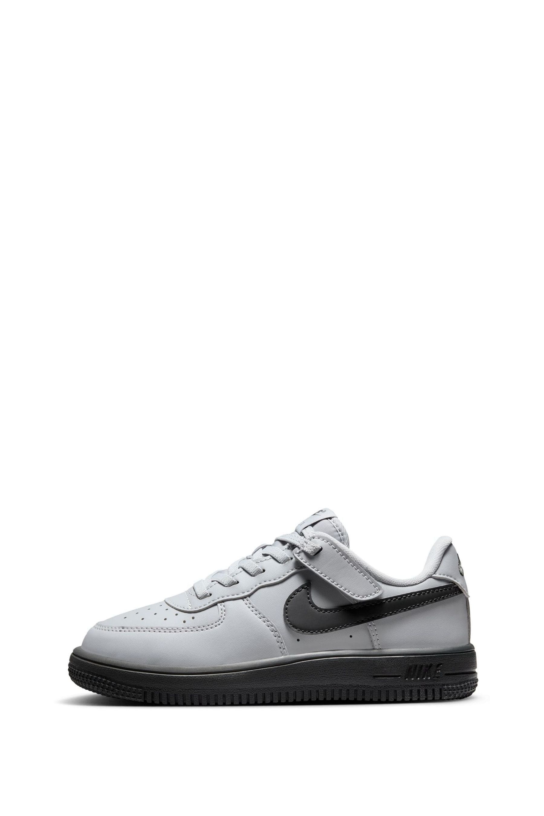Nike air force junior grey best sale