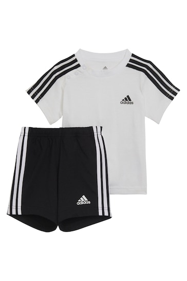 adidas Black Infant Essentials Sports Set