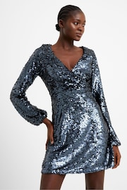 French Connection Bisma Seqin Wrap Dress - Image 3 of 4