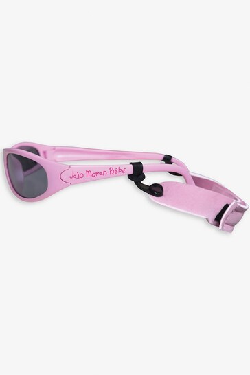 Jojo Maman Bébé Pink Childrens Sunglasses Straps