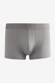 Grey/Navy Blue Motionflex A-Fronts Boxers 4 Pack - Image 2 of 8