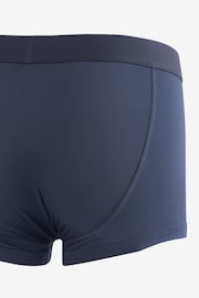 Grey/Navy Blue Motionflex A-Fronts Boxers 4 Pack - Image 7 of 8