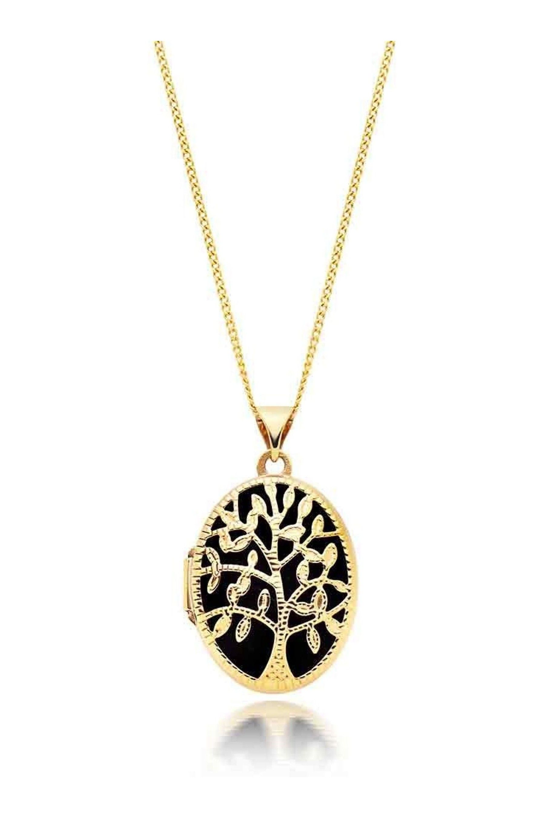 Beaverbrooks 9ct Tree Locket Pendant