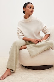 Natural Cashmere Mix Joggers - Image 1 of 8