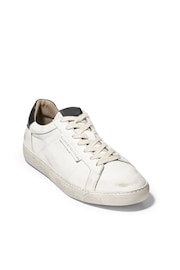 AllSaints White Sheer Low Top Lace-Up Cervo Shoes - Image 3 of 6