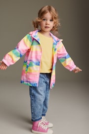 Rainbow Shower Resistant Printed Cagoule (3mths-7yrs) - Image 3 of 10