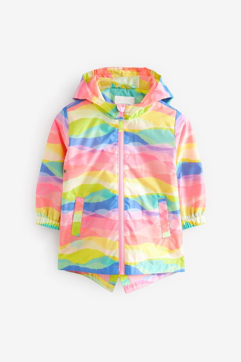 Rainbow Shower Resistant Printed Cagoule (3mths-7yrs) - Image 6 of 10