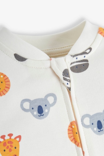 JoJo Maman Bébé Explore more styles you may like whilst we work on fixing this Print Zip Cotton Baby Sleepsuit