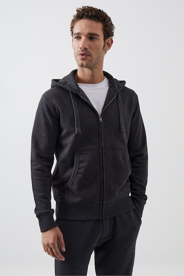 Buy French Connection Black/Grey Zip Hoodie from the Next UK online shop