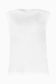 AllSaints White Imogen Tank Top - Image 6 of 6