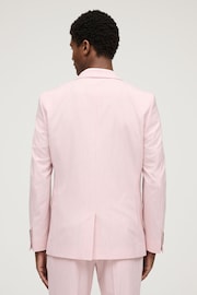 Pink Slim Fit Motionflex Stretch Suit: Jacket - Image 2 of 11