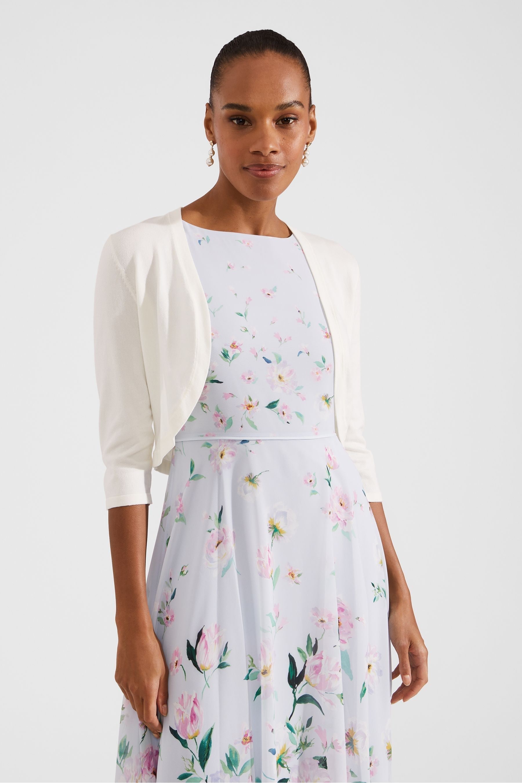 Hobbs carrie bolero pink online