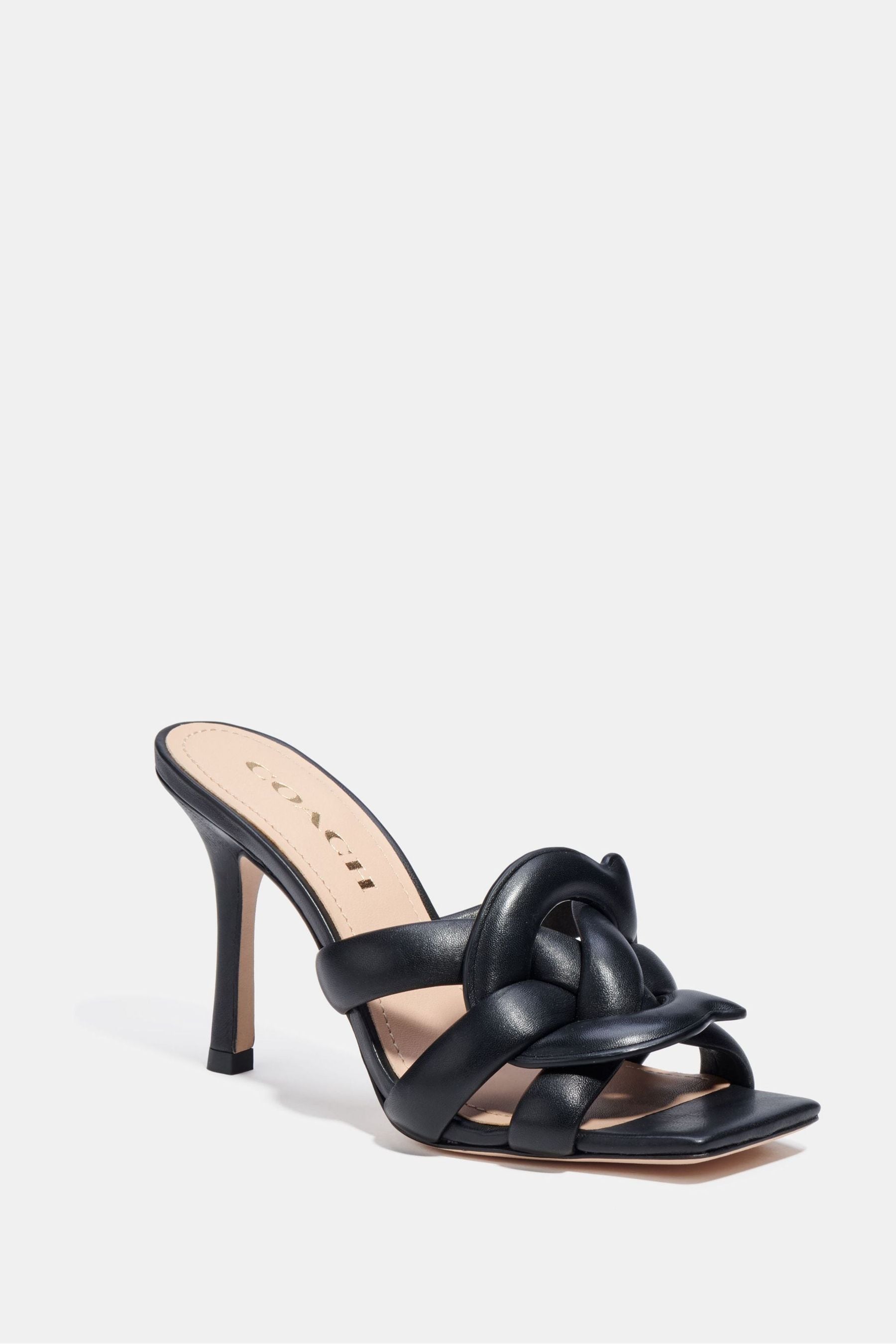 Coach white sales heels