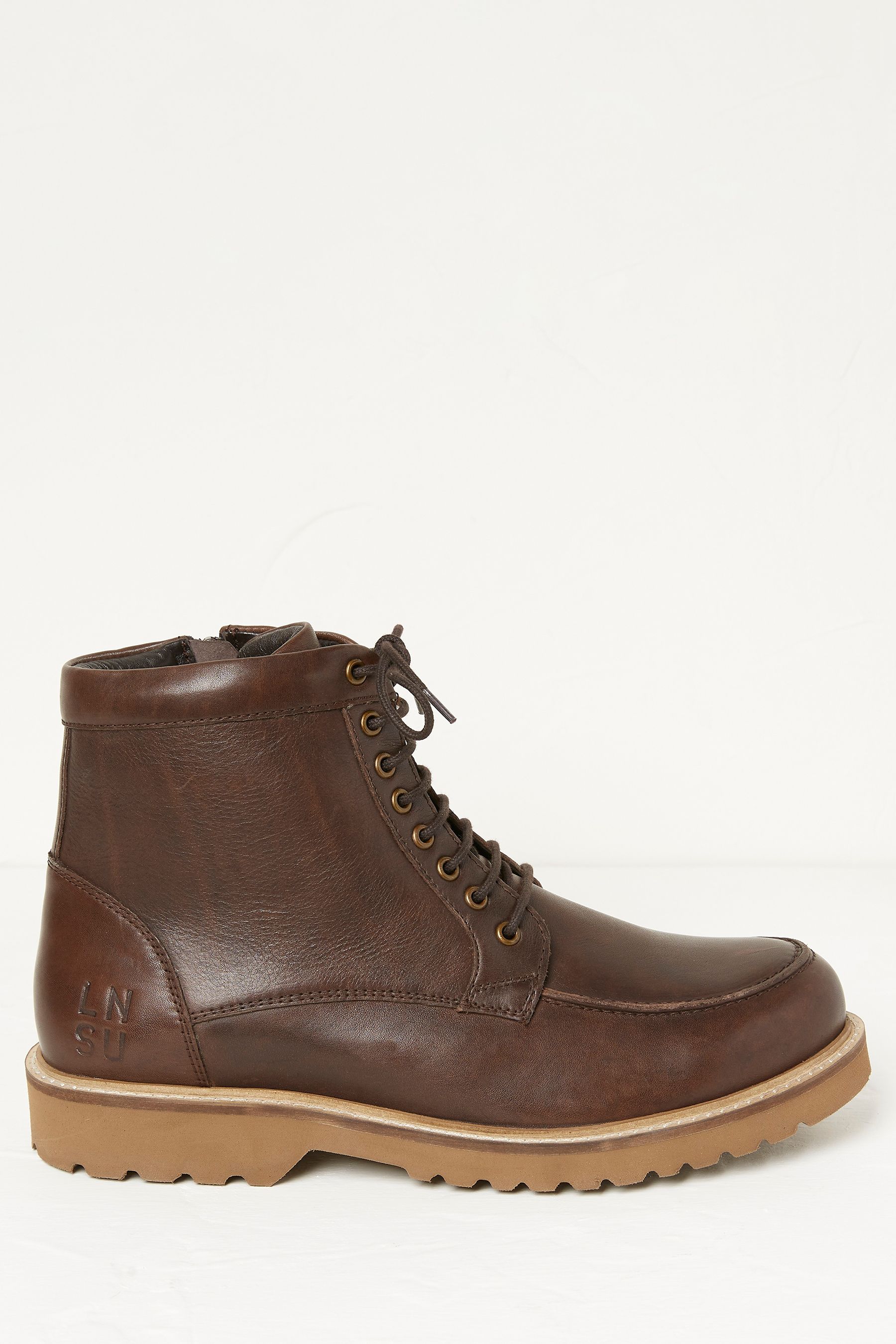 Buy FatFace Brown Aiden Lace Up Ankle Boots from Next Luxembourg