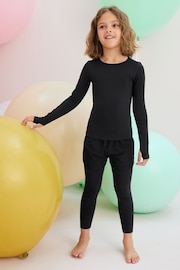 Black Base Layer Leggings (5-16yrs) - Image 2 of 3