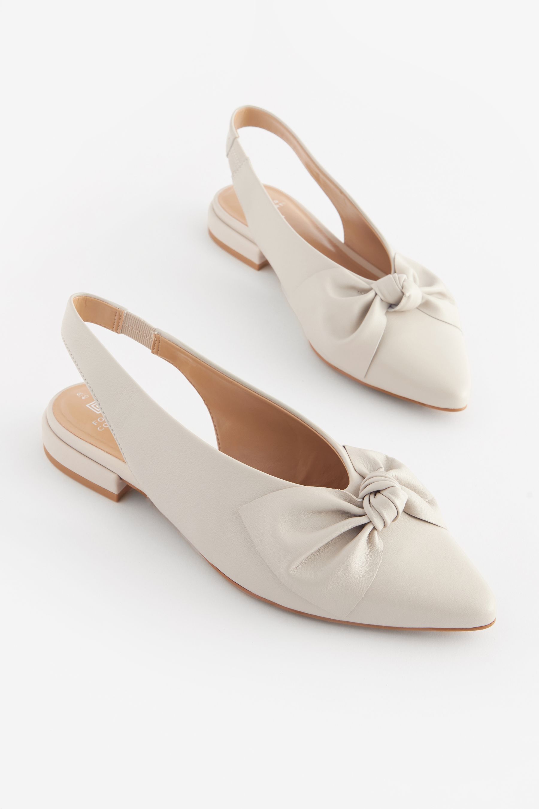 Neutral slingback shoes discount
