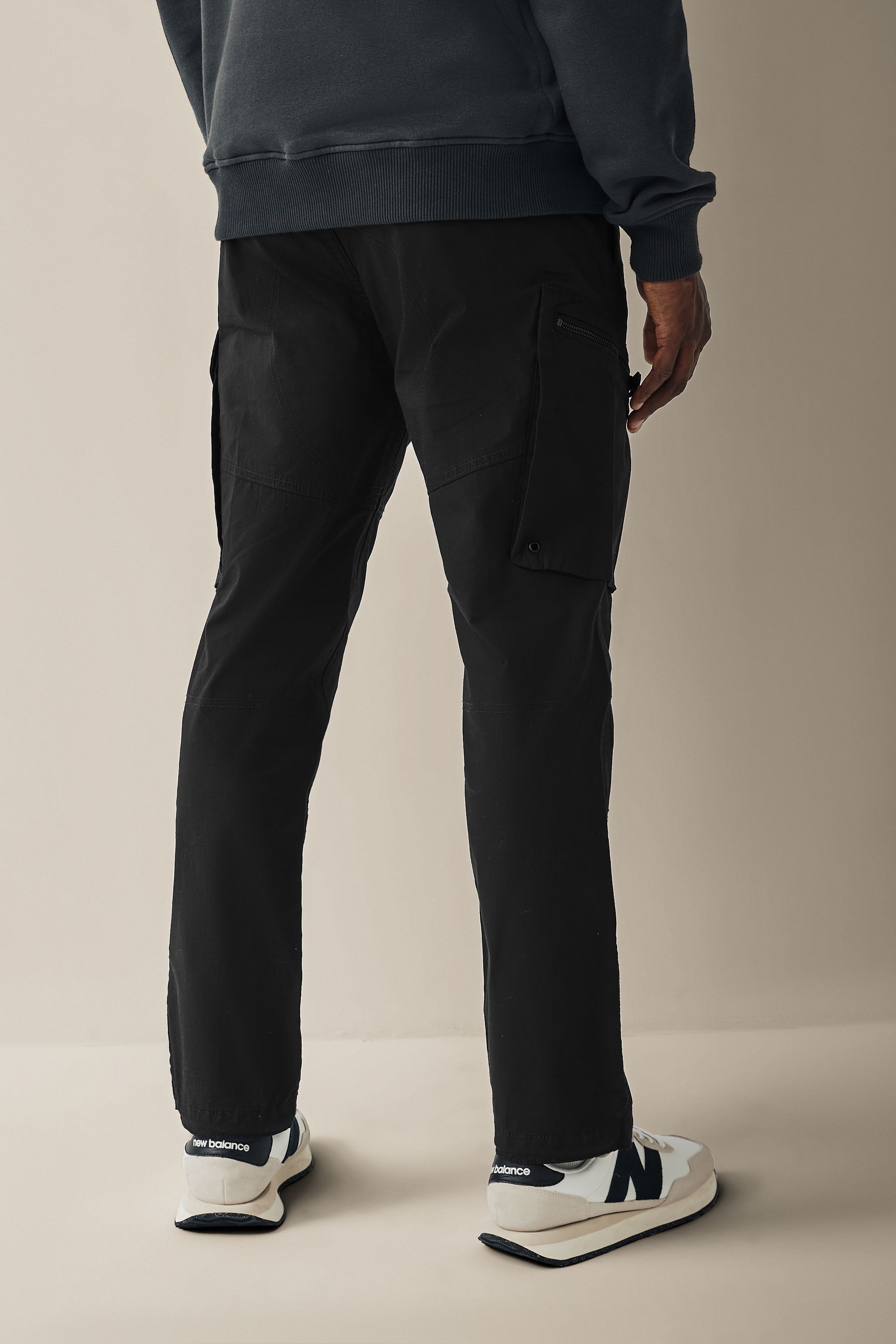 Lightweight black cargo pants on sale