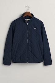 GANT Blue Quilted Windcheater Jacket - Image 5 of 7