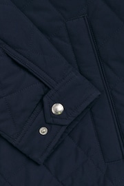 GANT Blue Quilted Windcheater Jacket - Image 7 of 7