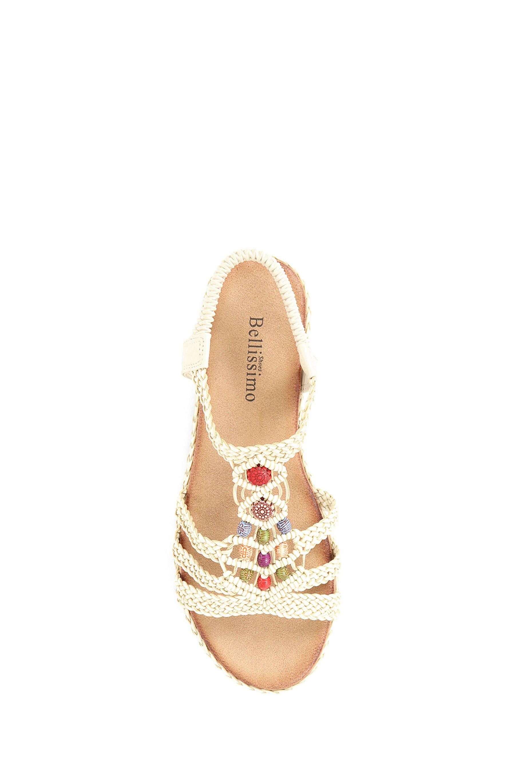 Bellissimo white sandals deals