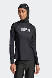 adidas Black Rashguard - Image 1 of 6