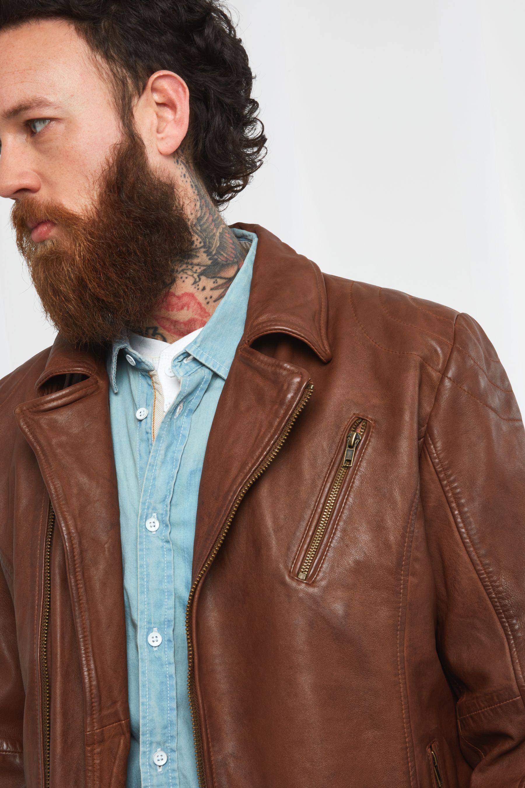 Joe browns signature leather jacket top