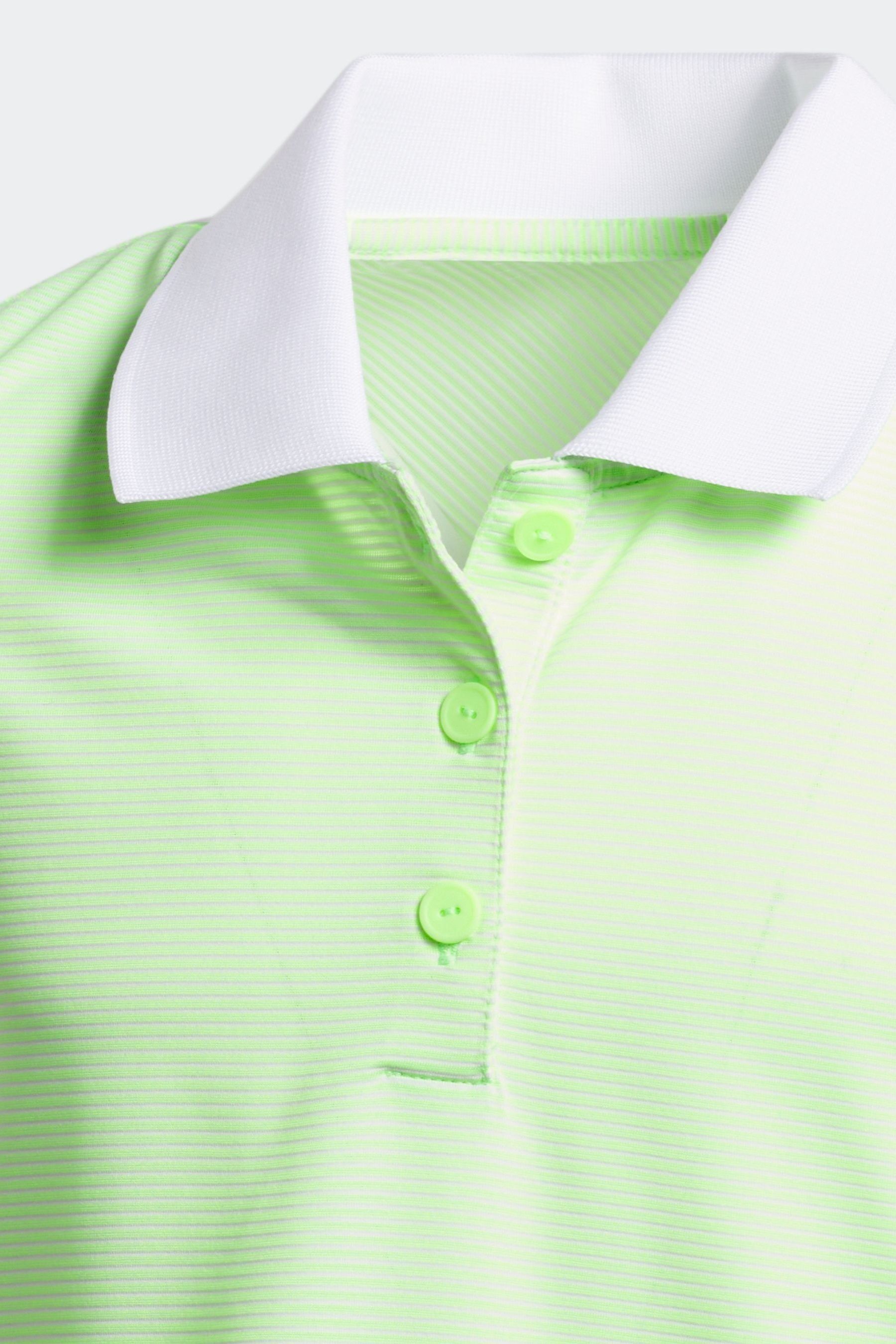 Adidas lime green golf shirt sales