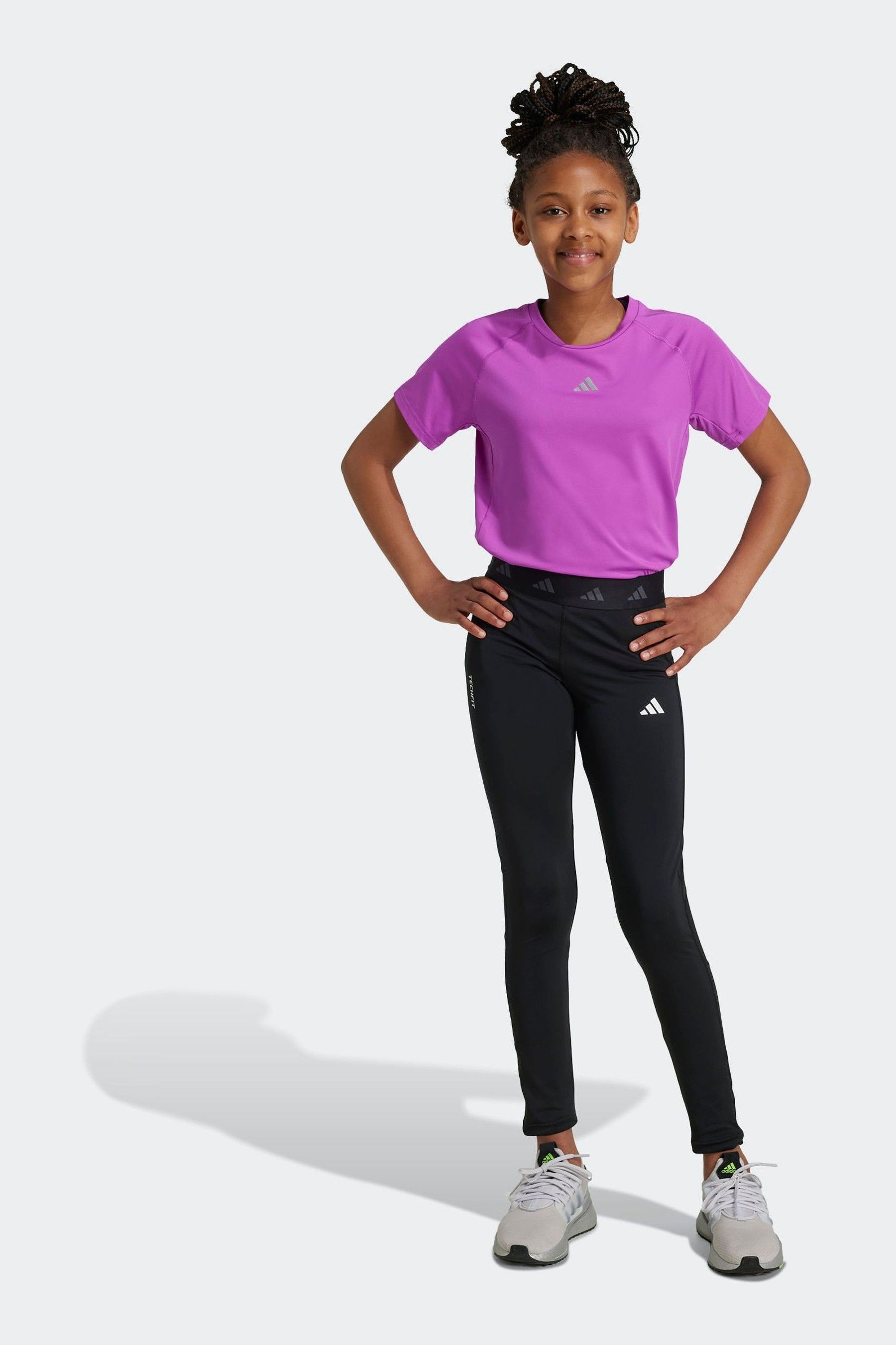 Buy adidas Junior Techfit Legging Black Tights from the Next UK online shop