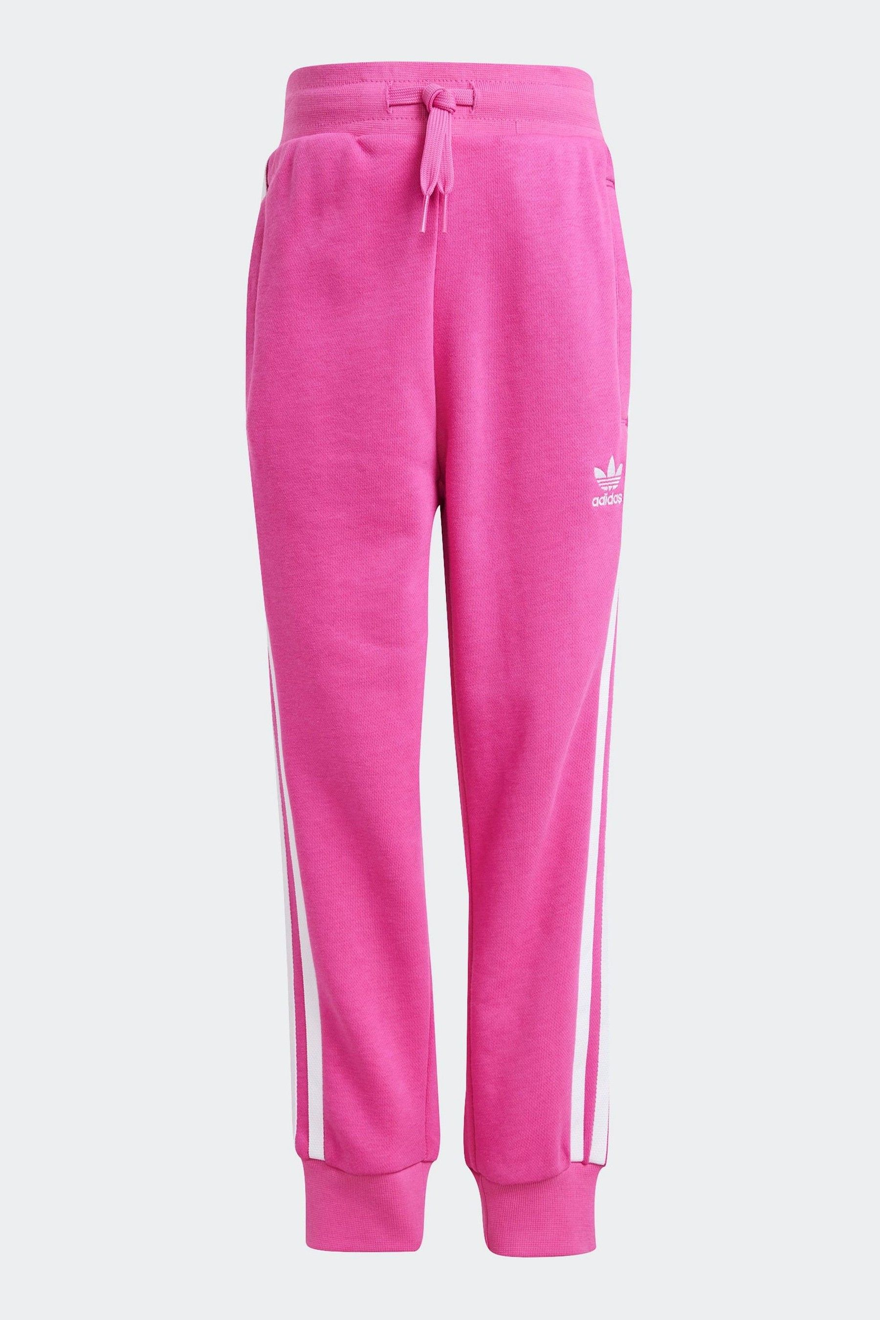 Buy adidas Originals Pink Trefoil Crew Sweat Top Joggers Set from Next Luxembourg