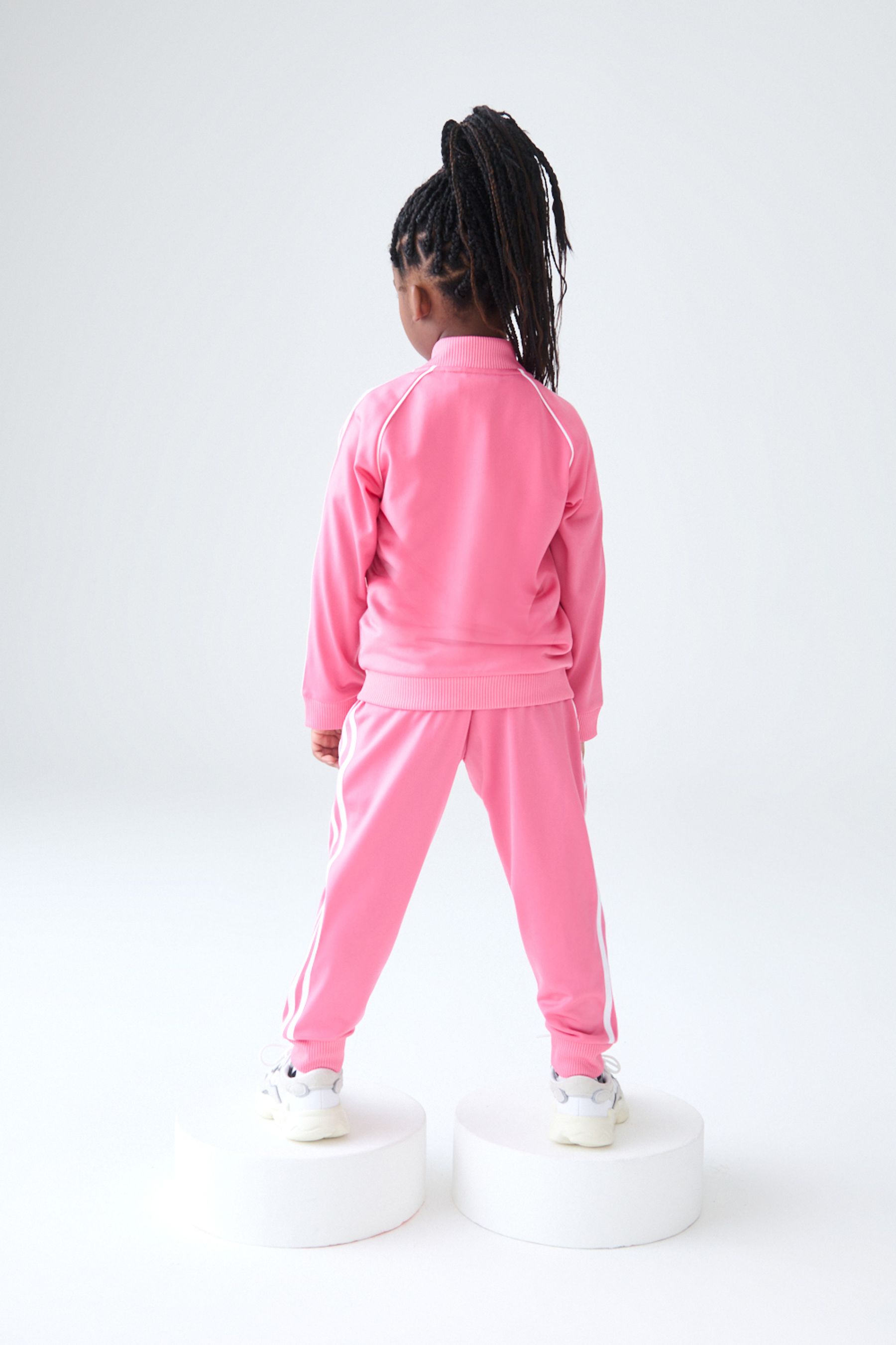 Adidas originals pink tracksuit sales