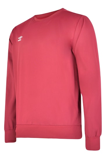 Umbro Red Club Essential Poly Sweatshirt