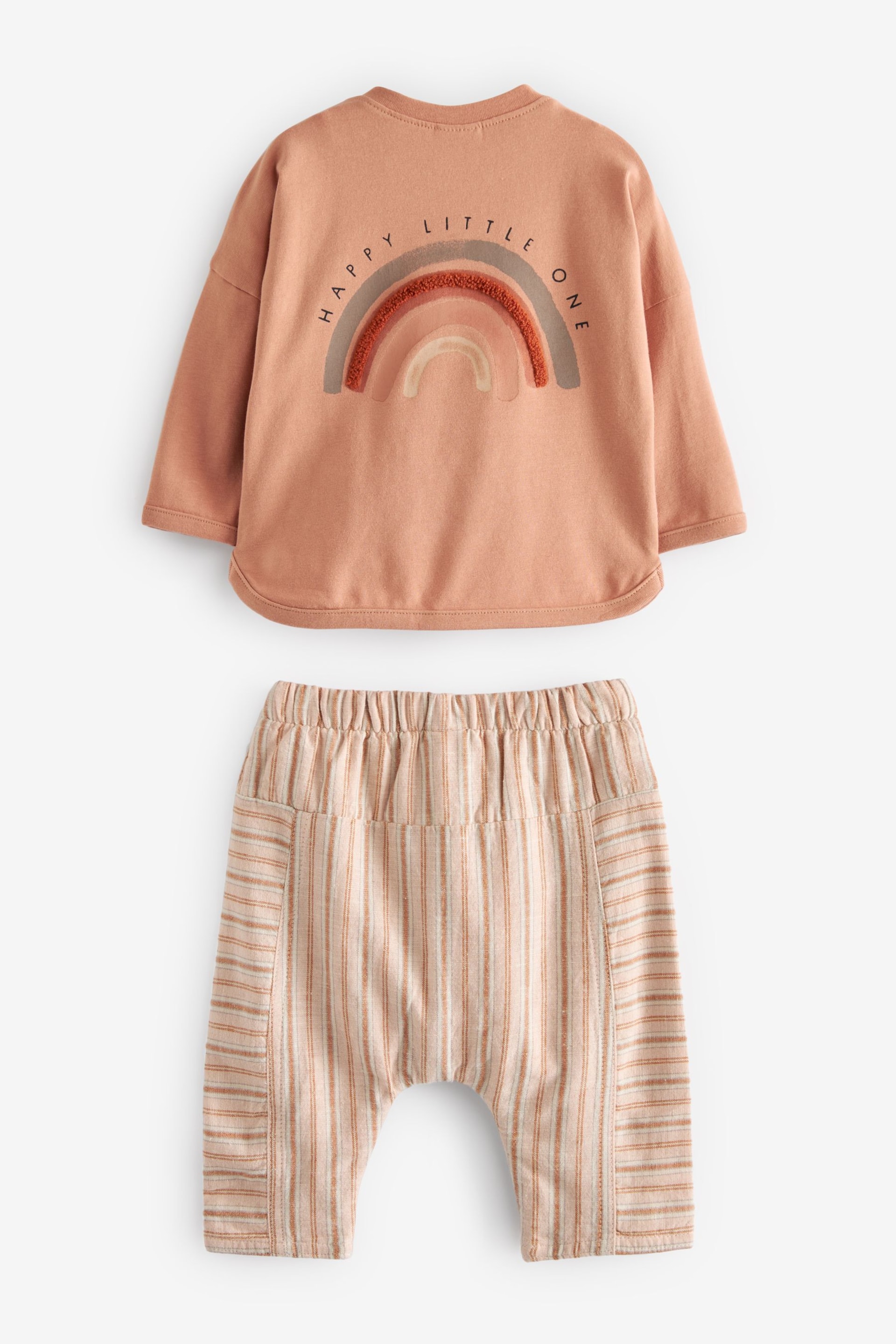 Rust Brown Baby Top And Leggings Set (0mths-3yrs) - Image 6 of 7