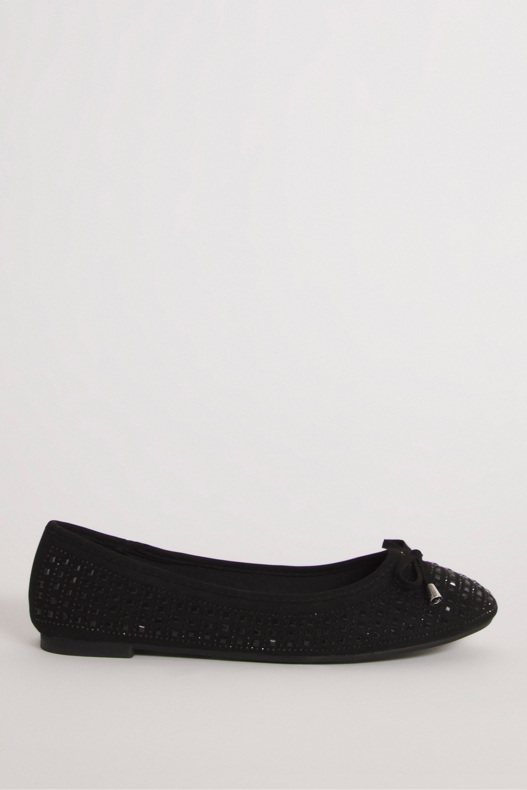 Simply be top black shoes