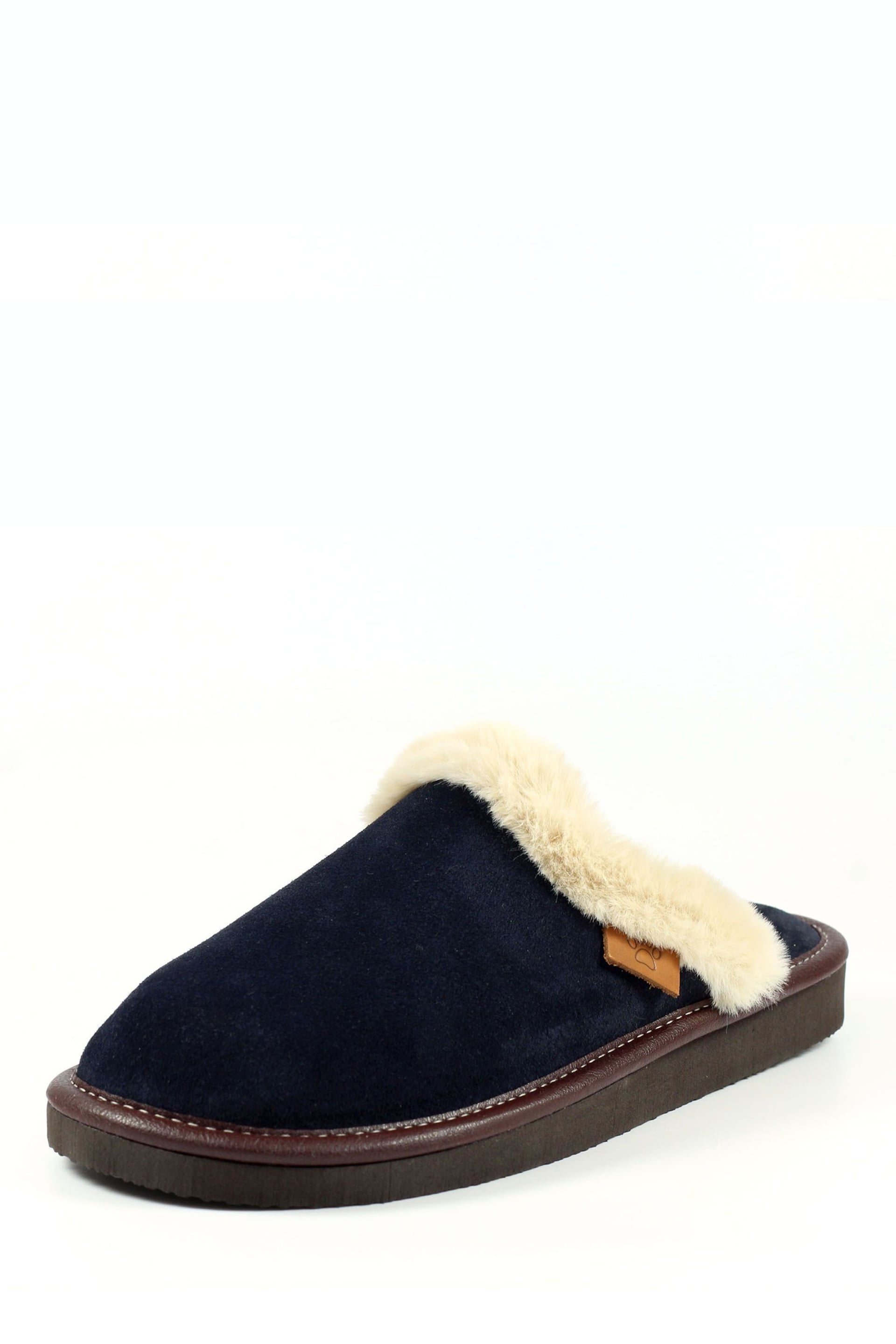 Lunar Lazy Dogz Otto Suede Mule Slippers - Image 3 of 10