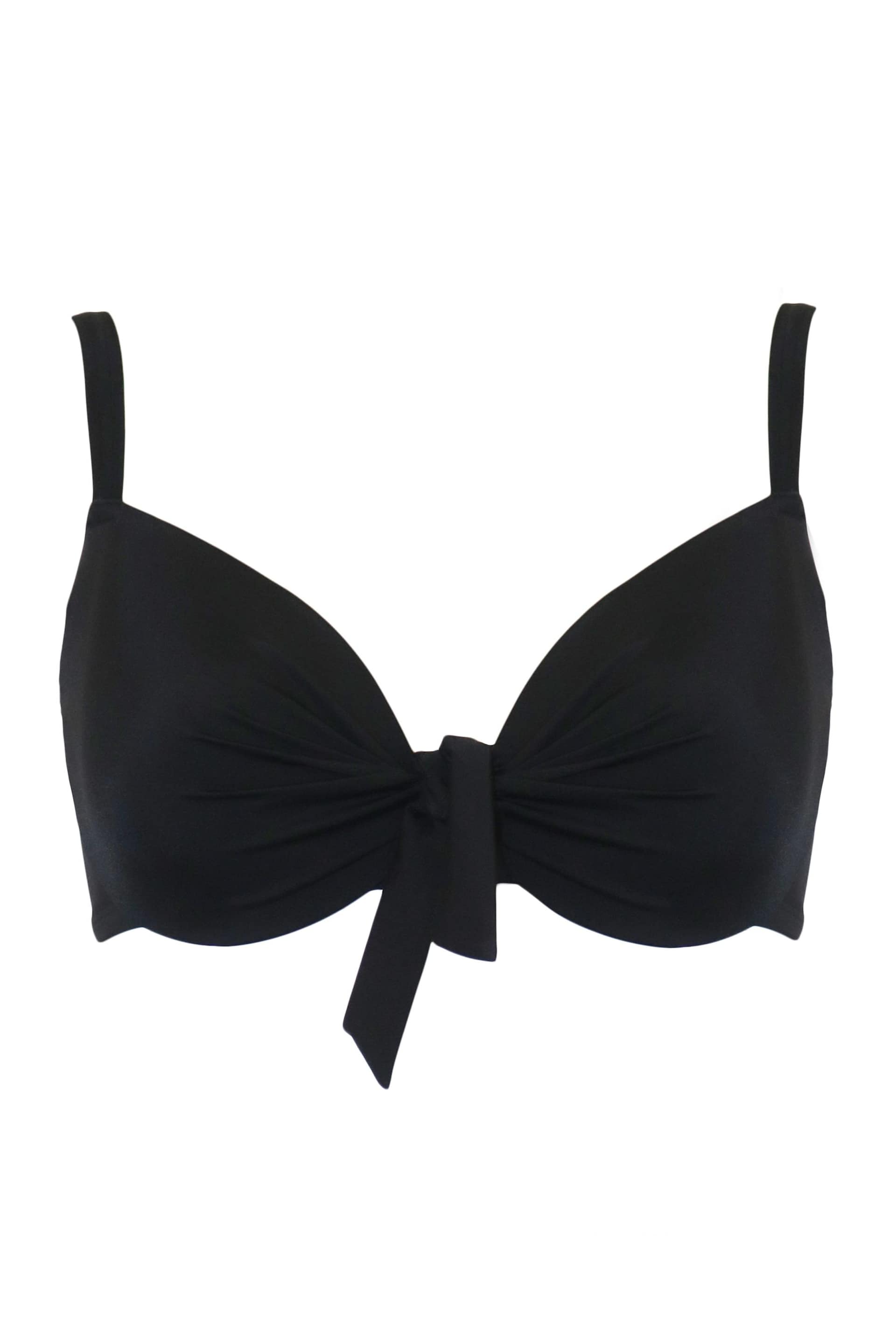 Pour Moi Black Padded Madrid Bikini Top - Image 4 of 5