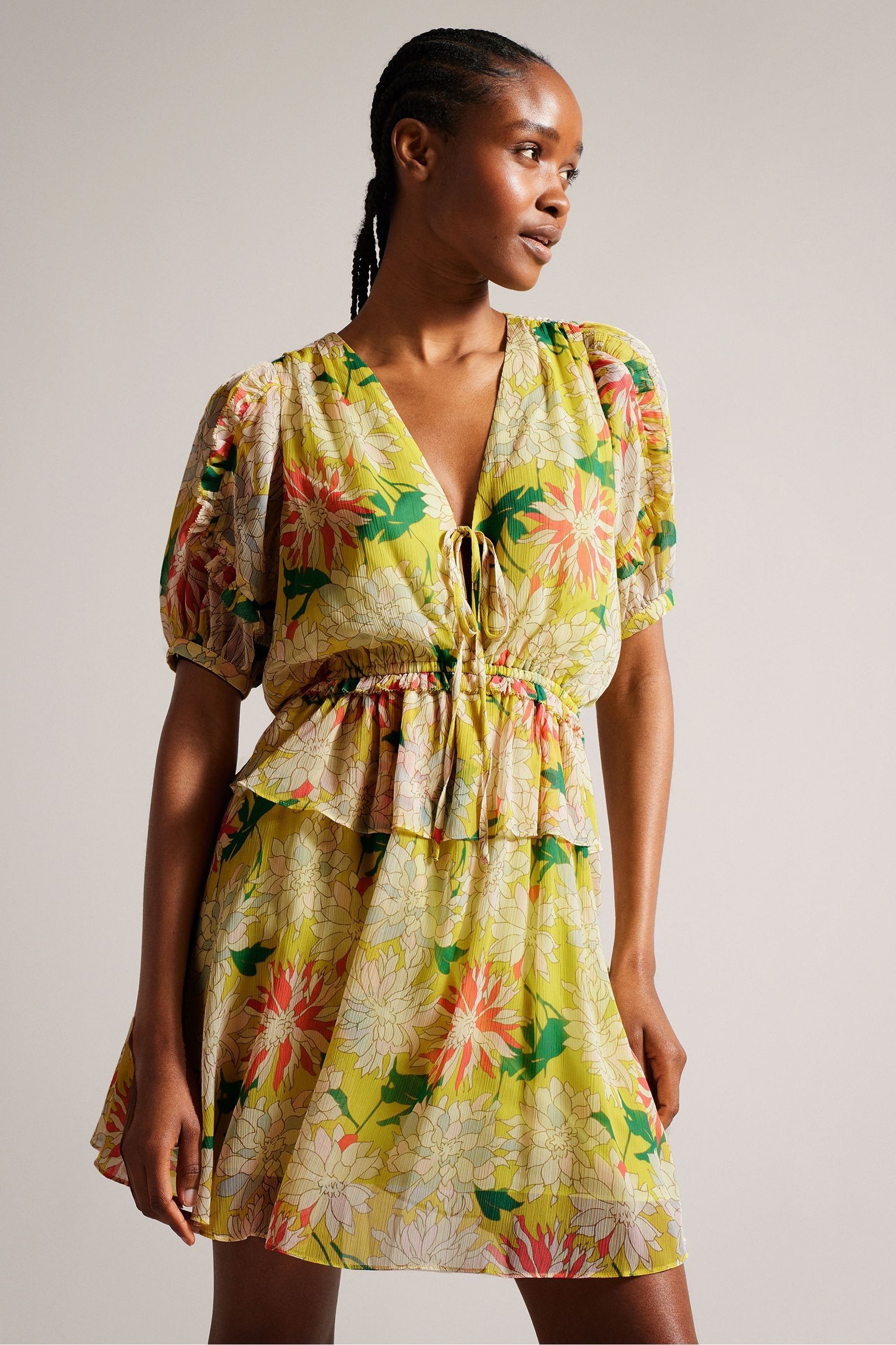 Ted baker gabie dress yellow best sale
