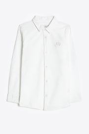 River Island White Cotton Boys Oxford Shirt - Image 1 of 4