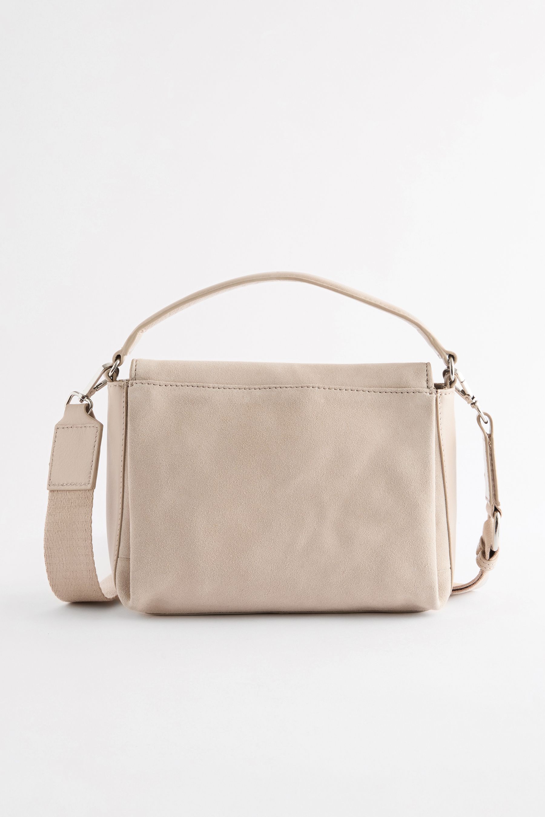 Buy Bone Cream Suede Cross Body Bag from the Next UK online shop