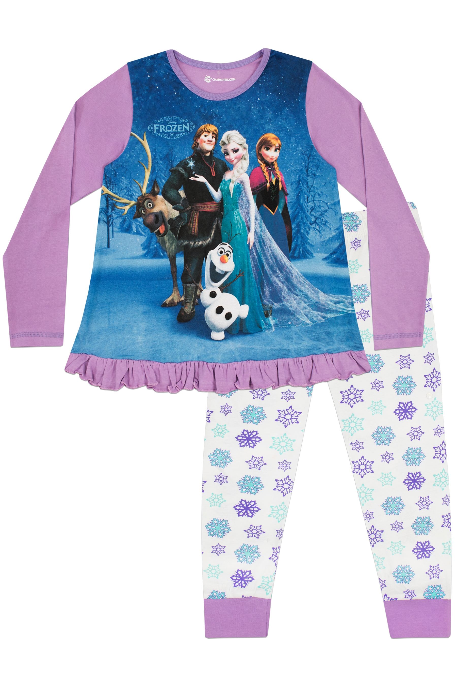 Buy Character White Disney Princess Frozen 100 Cotton Pyjamas from the Next UK online shop
