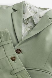 Sage Green Blazer, Shirt and Shorts Set (3mths-9yrs) - Image 4 of 4