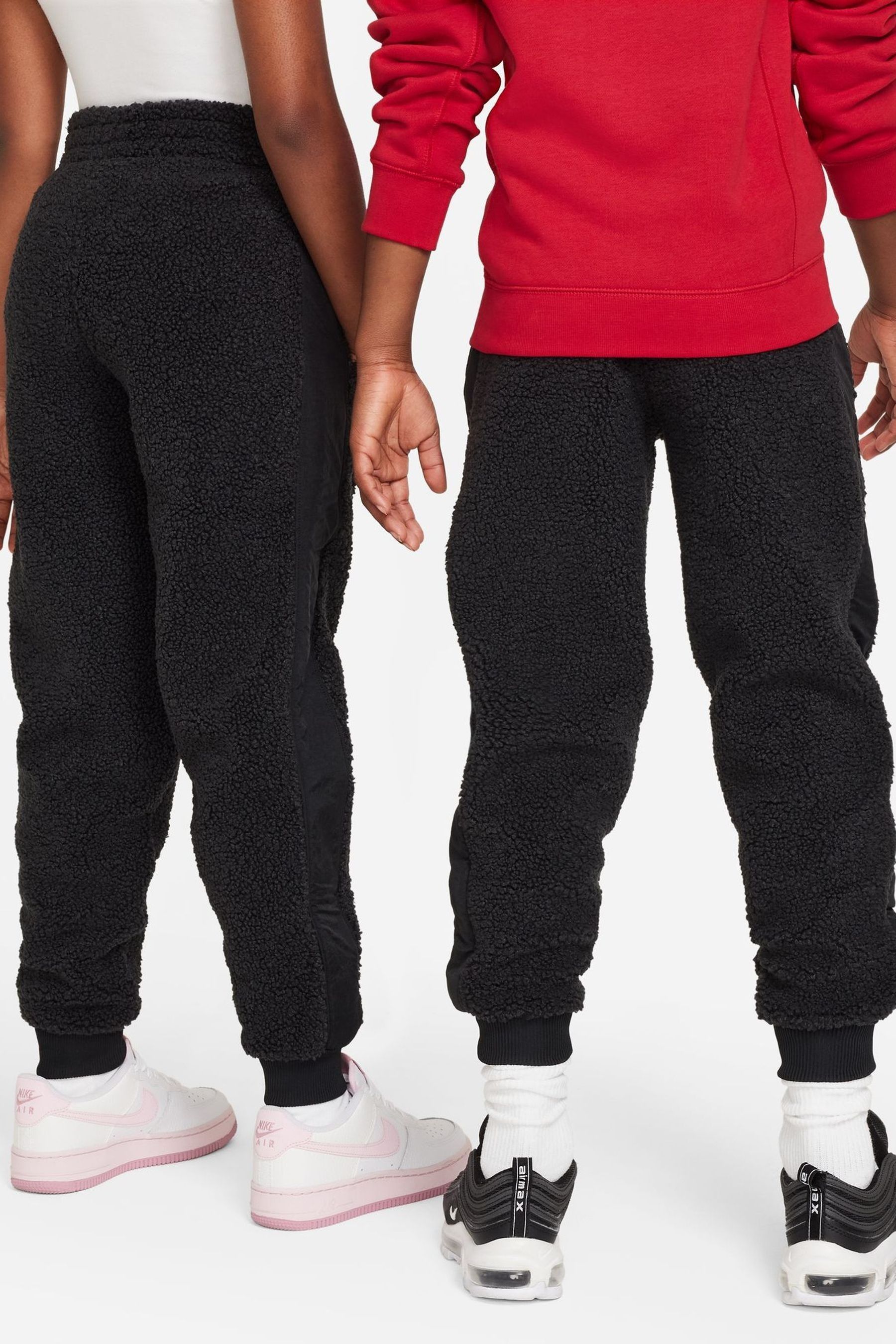 Nike Black Club Fleece Cosy Borg Joggers