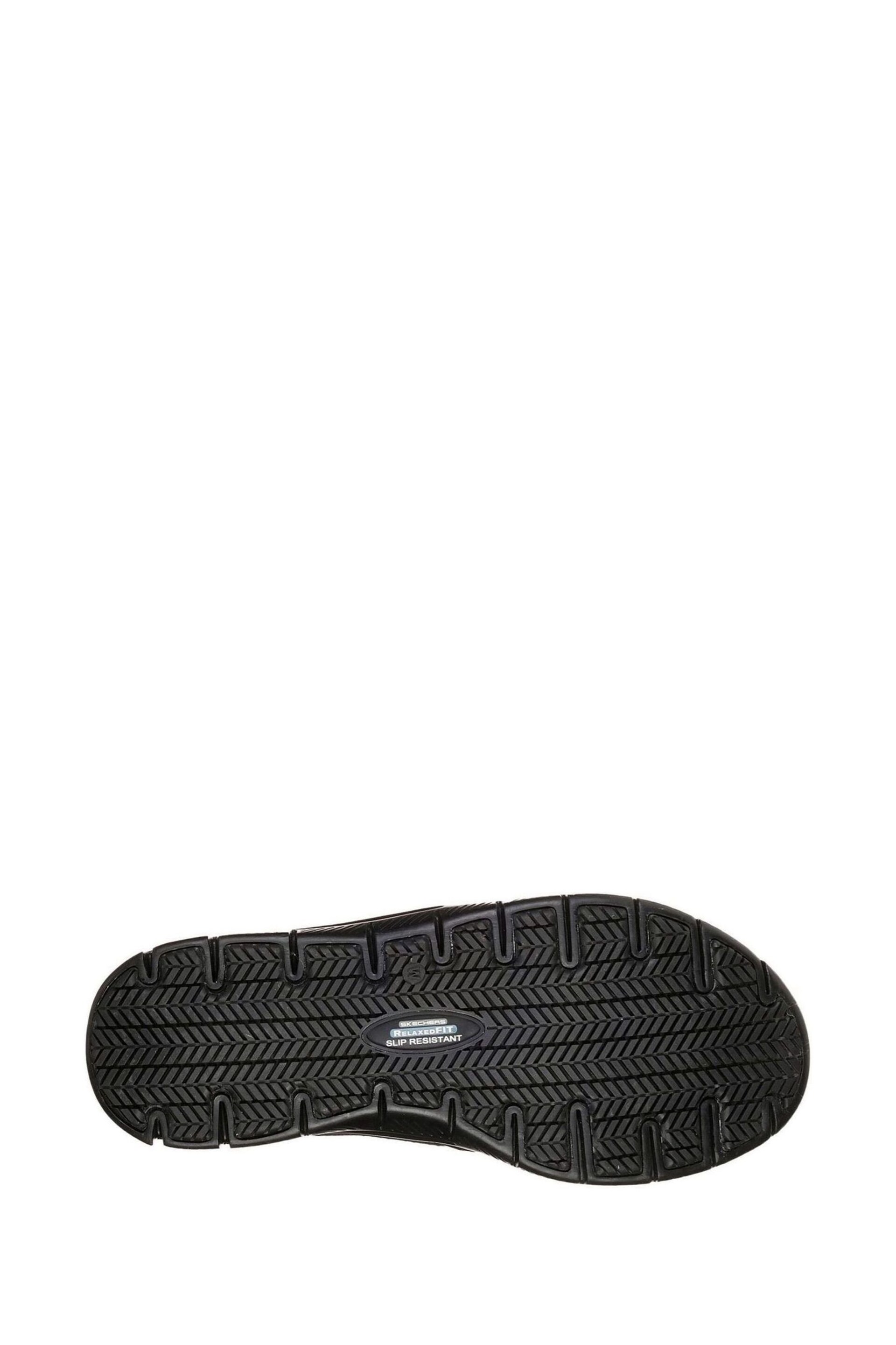 Skechers Black Cozard Slip-On Slip Resistant Work Womens Shoes - Image 3 of 3