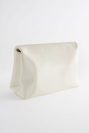 White Oversized White Clutch Bag - Image 5 of 7