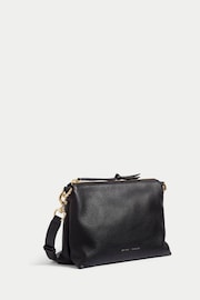 Jigsaw Black Pebble Leather Ava Cross-Body Bag - Image 5 of 5