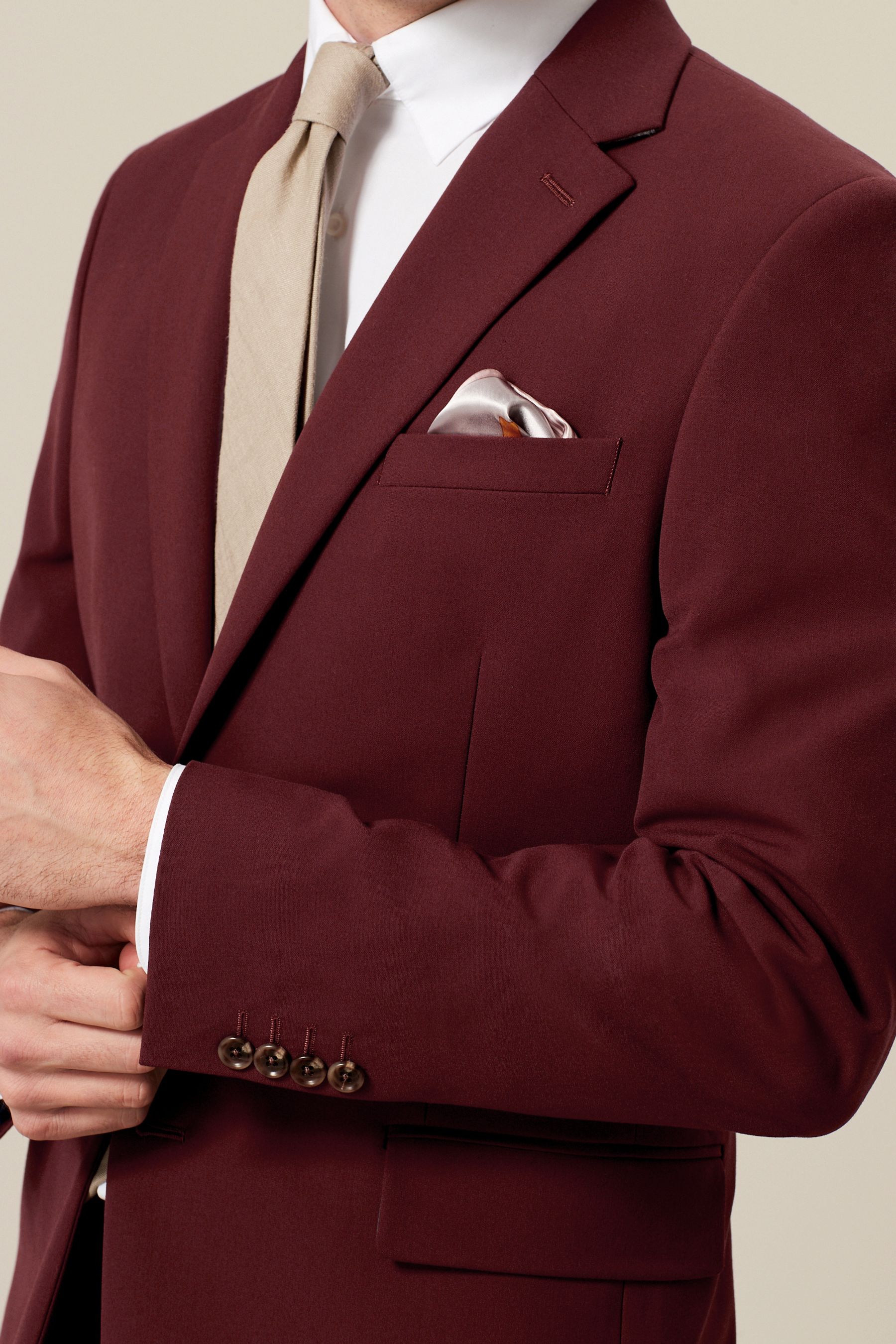 Brick red blazer clearance
