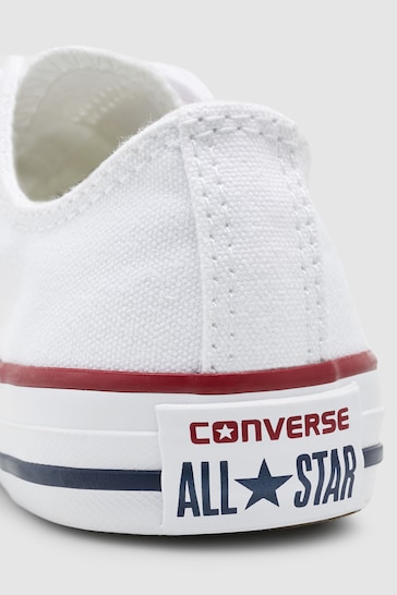 Converse White Chuck Taylor All Star Ox Junior Trainers